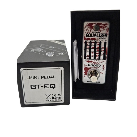 Koogo LEF-317A Guitar Equalizer Pedal 5-Band Parameter Average Frequency ±18dB - Picture 2 of 4